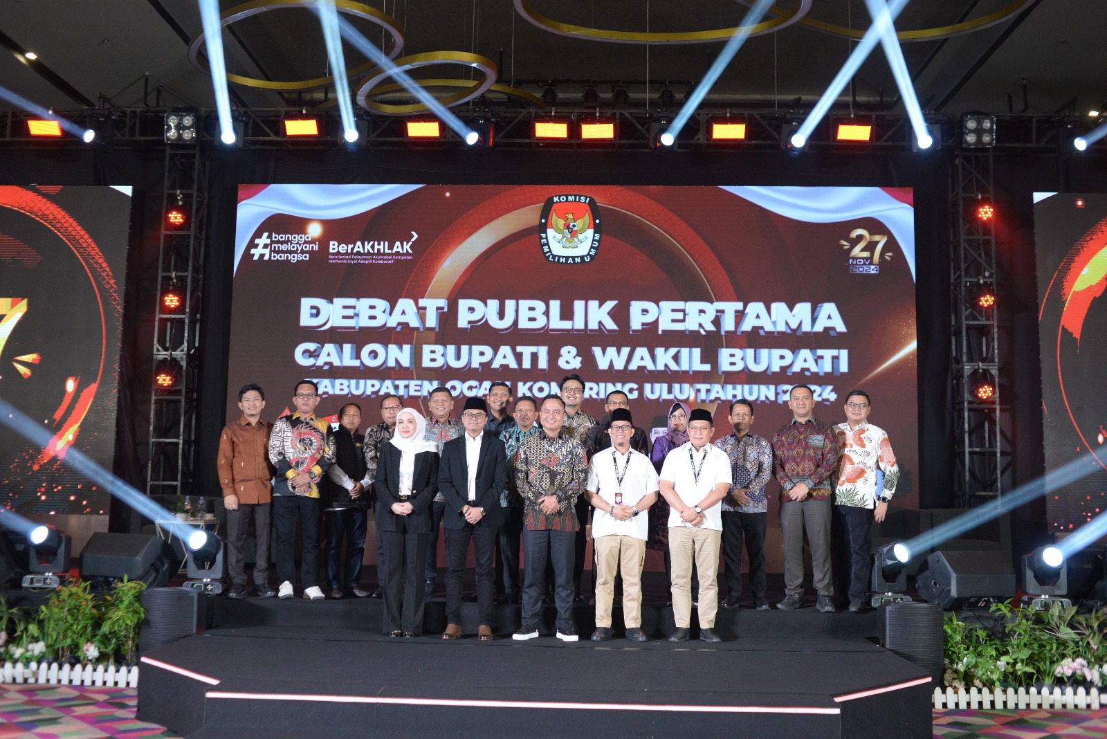 DEBAT CABUP DAN CAWABUP OKU 2024