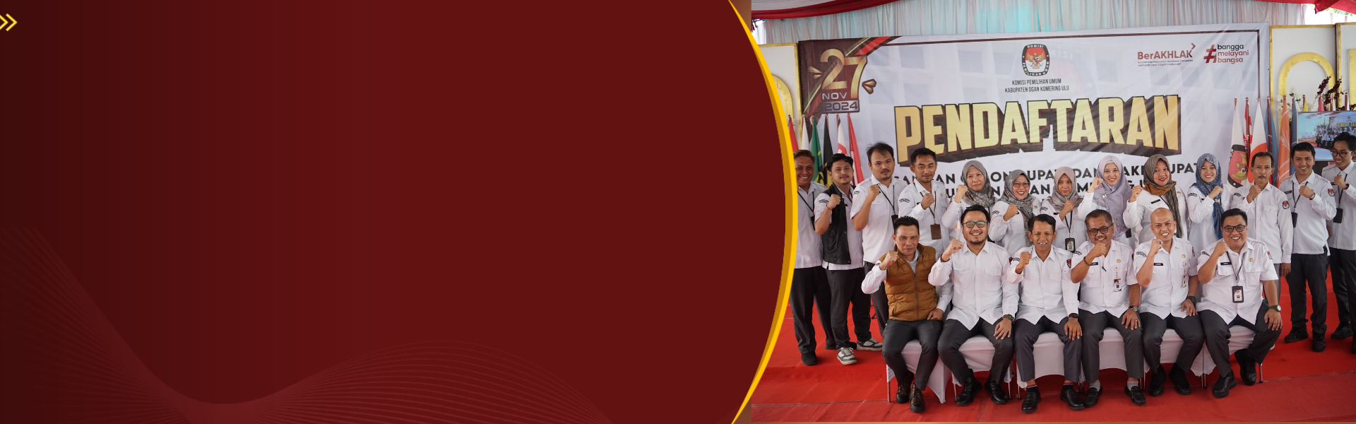 PENDAFTARAN CABUP DAN CAWABUP OKU 2024